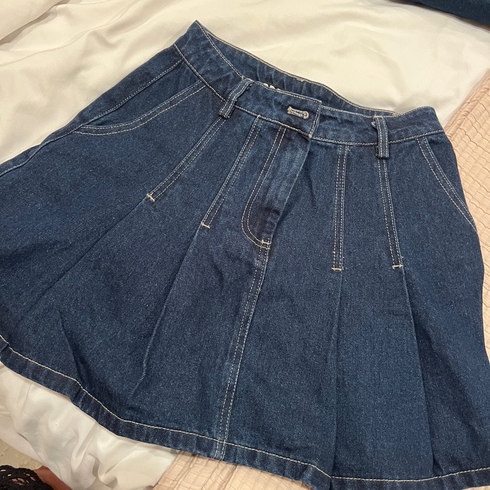 Grey Lab Matching Denim Set